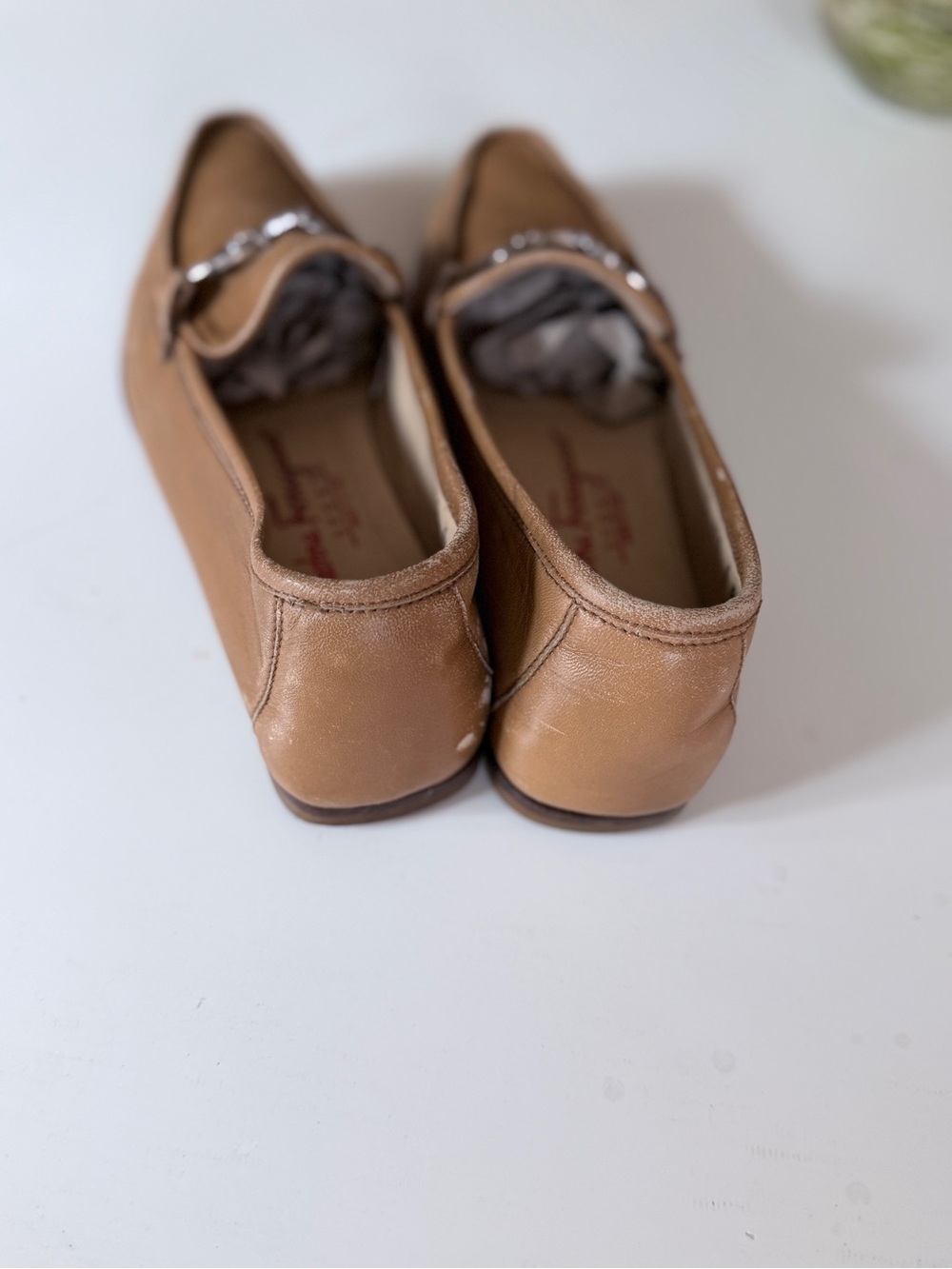 Salvatore FerragamoLeather Loafers with Silver Gancini Hardware - Picture 13 of 16